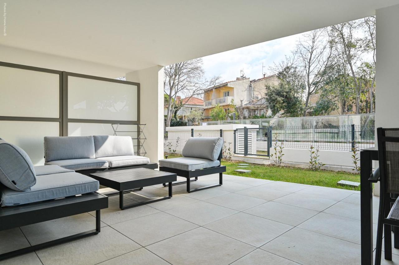 T3 Neuf - C13 - Jardin-Terrasse Et Piscine - Acces Direct Plages Et Centre Village Saint-Cyr-sur-Mer Exteriér fotografie